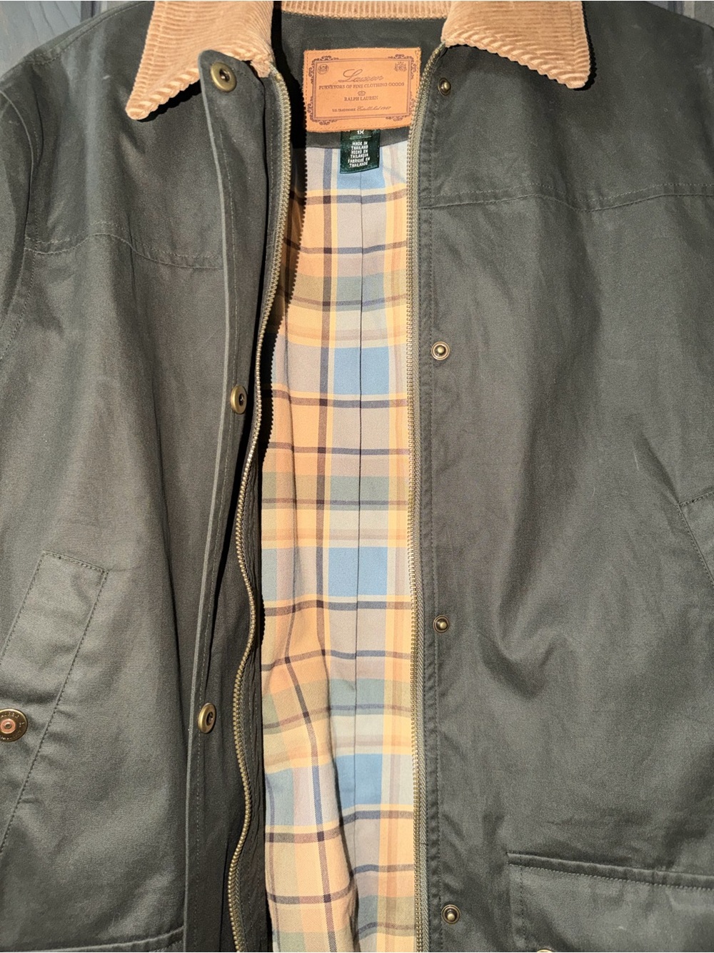 Ralph Lauren Vintage Waxed Canvas Barn Jacket Women's - Picture 6 of 8